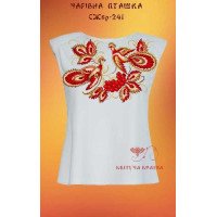 Blank embroidered shirt for women sleeveless SZHbr-241 Magic bird