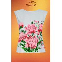 Blank embroidered shirt for women sleeveless SZHbr-243 Hope…