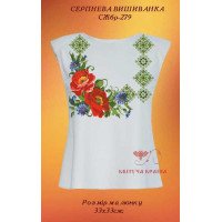 Blank embroidered shirt for women sleeveless SZHbr-279 August embroidered shirt