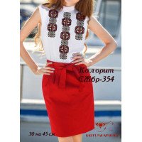 Blank embroidered shirt for women sleeveless SZHbr-354 Dana