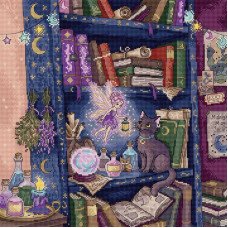 Cross Stitch Kits LetiStitch L10-015 The Magic Shelf