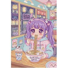 Cross Stitch Kits LetiStitch L10-016 Ramen Day