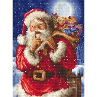 Cross Stitch Kits LetiStitch L8000 Santa’s secret