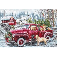 Cross Stitch Kits LetiStitch L8014 Christmas Delivery