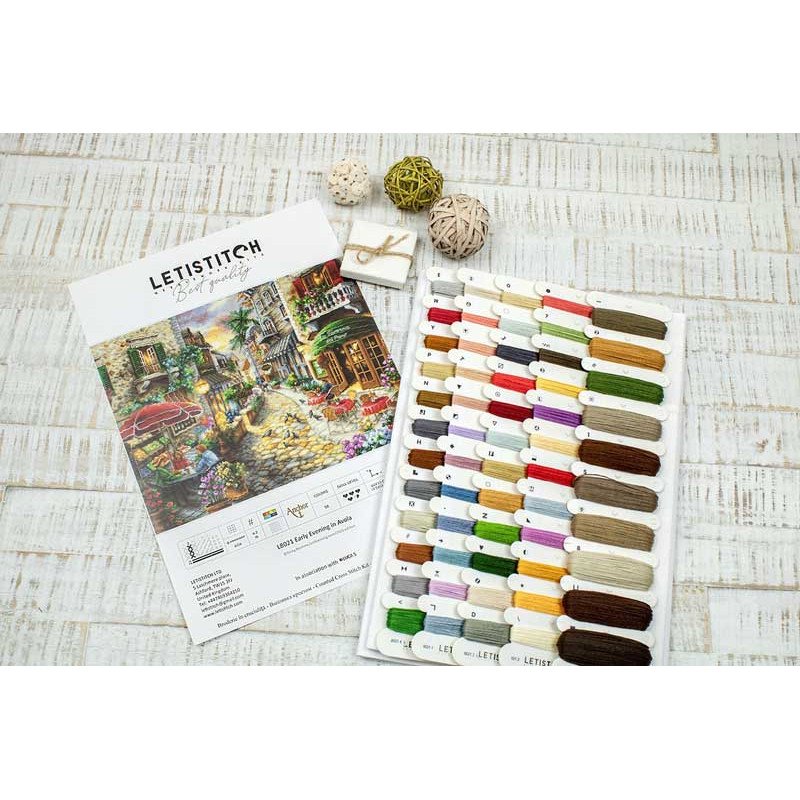 Cross Stitch Kits LetiStitch L8021 Early Evening in Avola