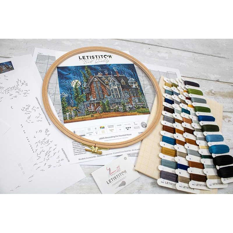 Cross Stitch Kits LetiStitch L8045 Decorating the Haunted House