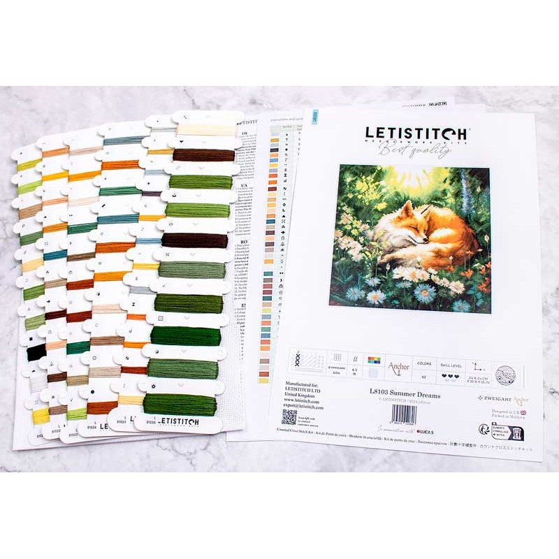 Cross Stitch Kits LetiStitch L8103 Summer Dreams