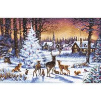 Cross Stitch Kits LetiStitch L947 Christmas Wood