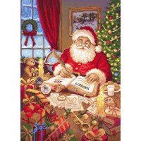Cross Stitch Kits LetiStitch L951 The list of naughty and nice