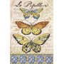 Набір для вишивки хрестиком LetiStitch L975 Вантажні крила метелика