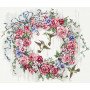 Cross Stitch Kits LetiStitch L990 Hummingbird Wreath
