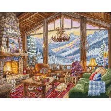 Cross Stitch Kits LetiStitch L9922 Winter Lodge