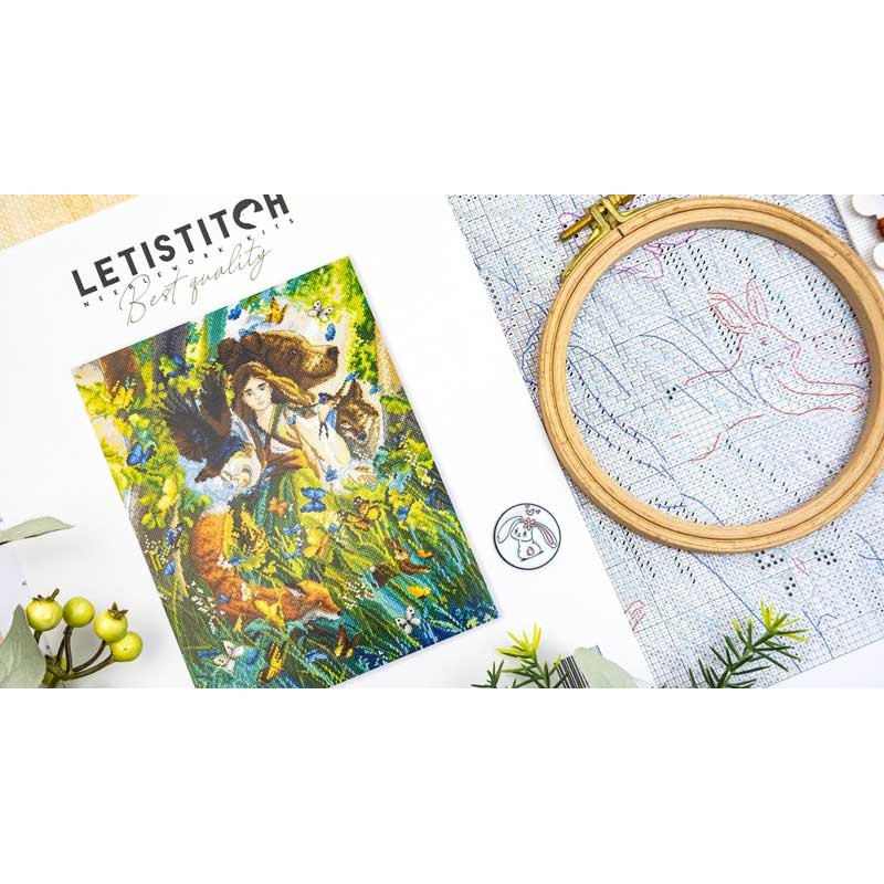 Cross Stitch Kits LetiStitch L9972 Magic Friendships