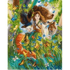 Набор для вышивки крестом LetiStitch L9972 Волшебная дружба