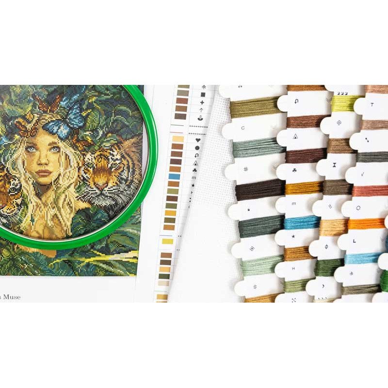 Набор для вышивки крестом LetiStitch L9974 Муза природы