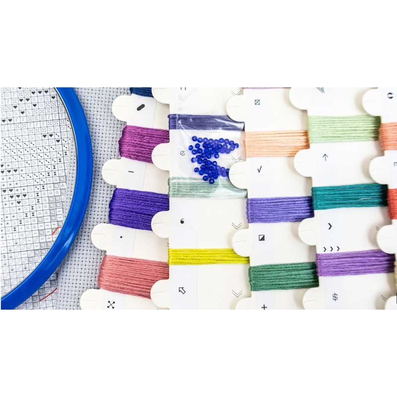 Набор для вышивки крестом LetiStitch L9976 Волчья магия