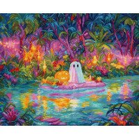 Cross Stitch Kits LetiStitch L9989 Glow Ghost Cove