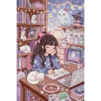 Cross Stitch Kits LetiStitch L9996 Midnight Magic Notes