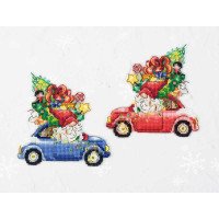 Christmas toy Embroidery thread Luca-S JK035 Gift car