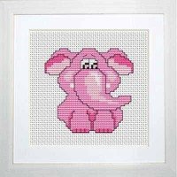 Cross Stitch Kits Luca-S B042 Pink elephant