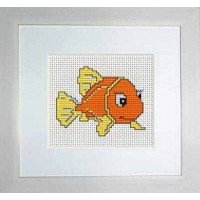 Cross Stitch Kits Luca-S B081 Wild orange fish