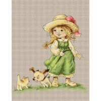 Cross Stitch Kits Luca-S B1104 With the leash