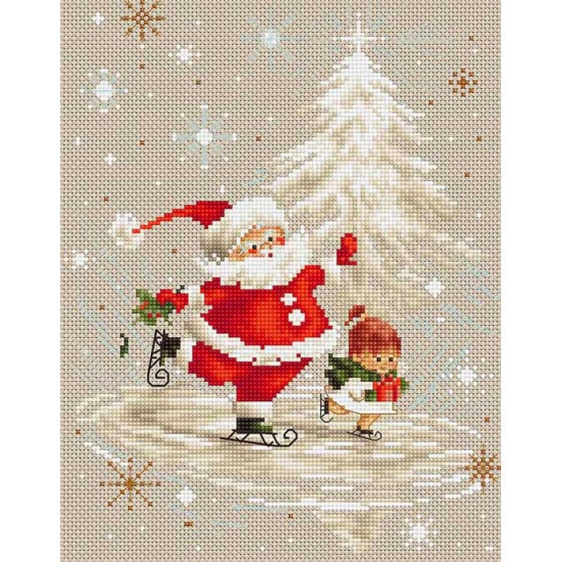 Cross Stitch Kits Luca-S B1118 Santa Claus (discontinued)