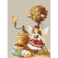 Cross Stitch Kits Luca-S B1132 Coffee fairy