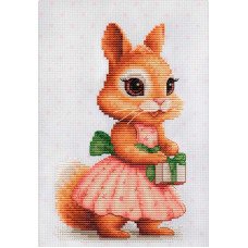 Cross Stitch Kits Luca-S B1414 The gift of a squirrel