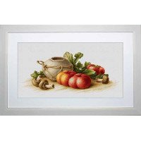 Cross Stitch Kits Luca-S B2249 Still life with vegetables (discontinued)