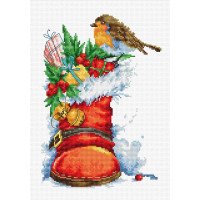 Cross Stitch Kits Luca-S B2310 Christmas boot (discontinued)