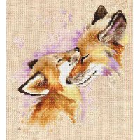 Cross Stitch Kits Luca-S B2312 Foxes