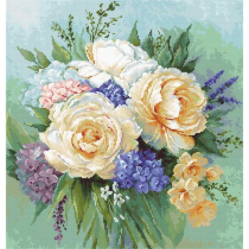 Cross Stitch Kits Luca-S B2370 Flower bouquet
