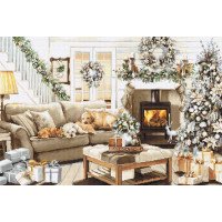 Cross Stitch Kits Luca-S B2393 Dreaming of a white Christmas