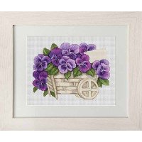 Tapestry Kits (Petit Point) Luca-S G259 Pansies