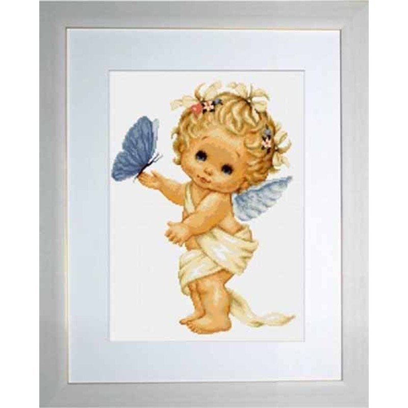 Tapestry Kits (Petit Point) Luca-S G368 Angel with butterfly