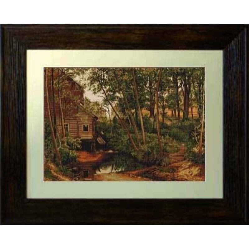 Tapestry Kits (Petit Point) Luca-S G456 The mill in the forest. Shishkin