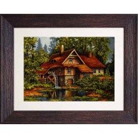 Tapestry Kits (Petit Point) Luca-S G480 The mill in the forest (discontinued)