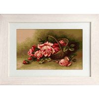 Tapestry Kits (Petit Point) Luca-S G483 Basket with roses