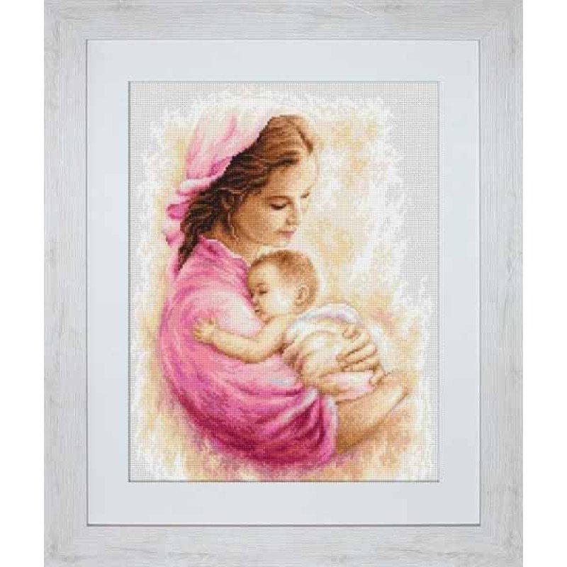 Tapestry Kits (Petit Point) Luca-S G536 Mom and Baby