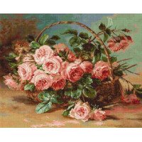 Набор для вышивания Гобелен Luca-S G547 Корзина с розами