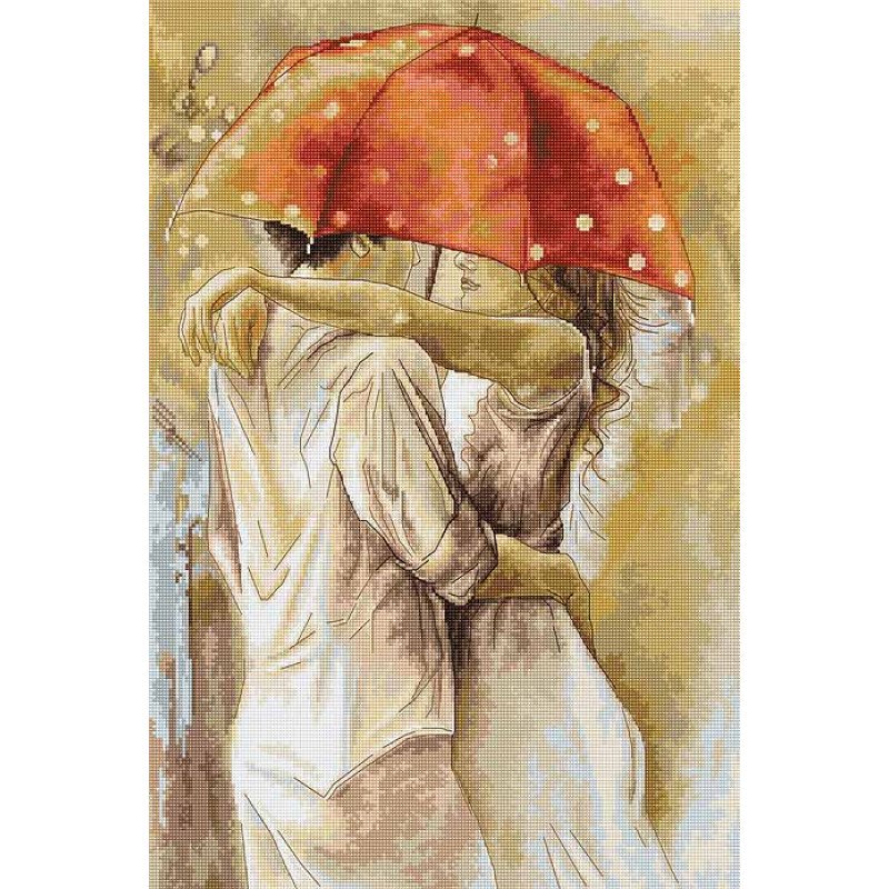 Tapestry Kits (Petit Point) Luca-S G552 Under the umbrella  (discontinued)