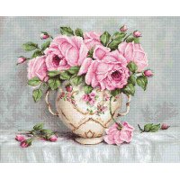 Tapestry Kits (Petit Point) Luca-S G567 Pink roses