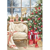 Tapestry Kits (Petit Point) Luca-S G599 Christmas interior (discontinued)