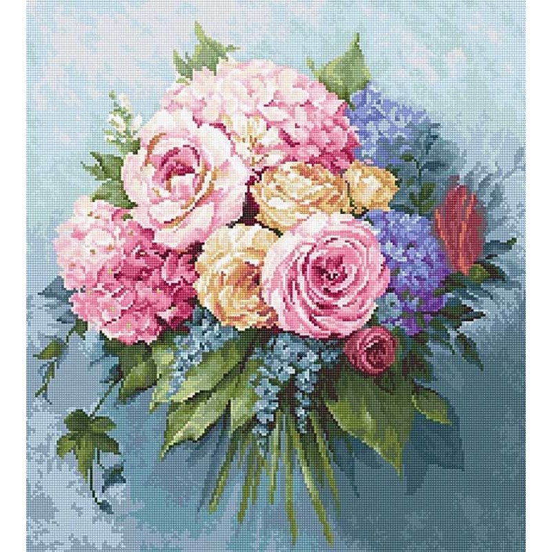 Tapestry Kits (Petit Point) Luca-S G601 Bouquet