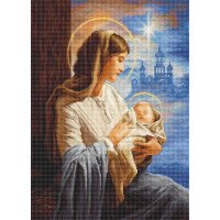 Tapestry Kits (Petit Point) Luca-S G617 Virgin Mary with Child