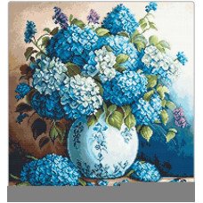 Tapestry Kits (Petit Point) Luca-S G700 Vase with hydrangeas