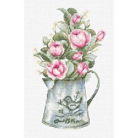 Cross Stitch Kits Luca-S B7006 Bouquet with roses