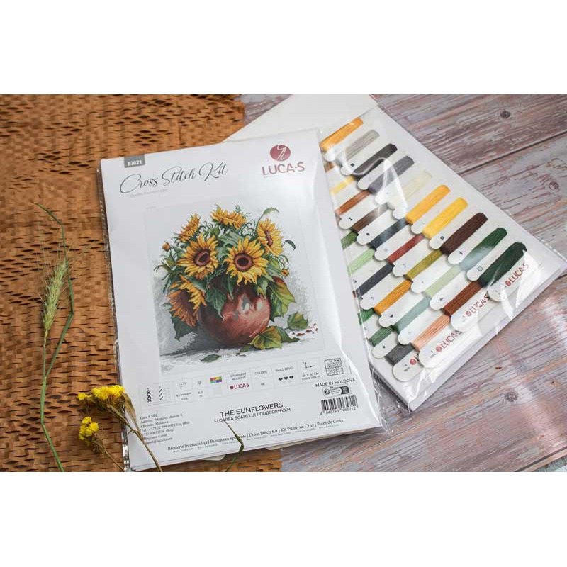 Cross Stitch Kits Luca-S B7021 Sunflowers