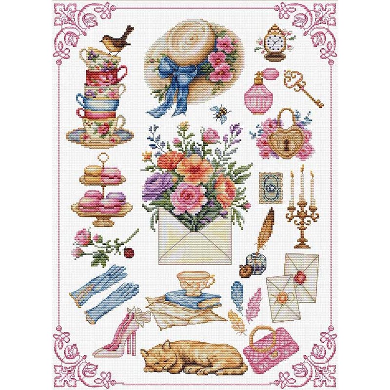 Cross Stitch Kits Luca-S B7041 Beauty